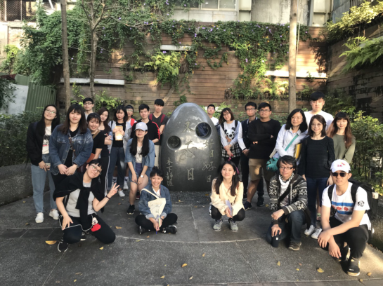 淡水街道文化促進協會成員施俊宏先生導覽淡水漢人地區