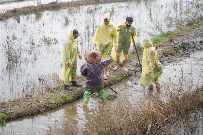 校園與社區服務｜嵩山社區修田埂