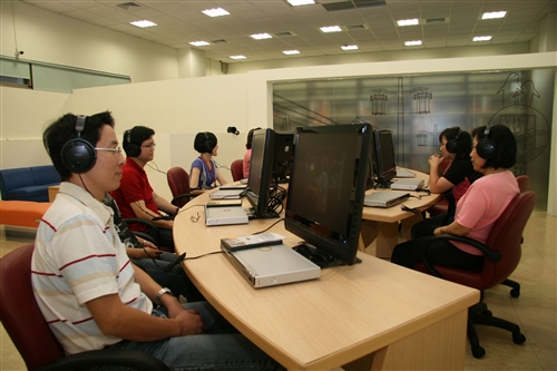 蘭陽校園圖書館視聽室