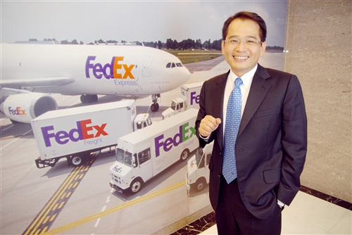 朱興榮　航太系校友　美商聯邦快遞股份有限公司台灣區總經理