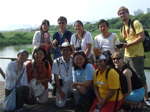 外國學生關渡賞鳥活動