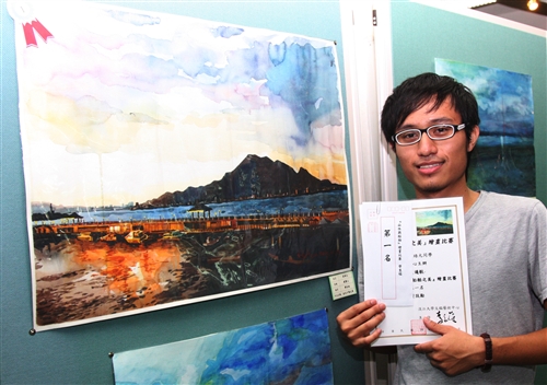 吳培元彩繪淡水奪魁