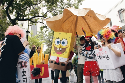 搞怪有理   淡江嘉年華吸睛