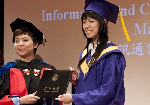 本校蘭陽校園於6月6日上午舉行第1屆畢業生之畢業典禮。