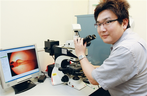 研究斑馬魚檢測小頭症 陳曜鴻光耀國際