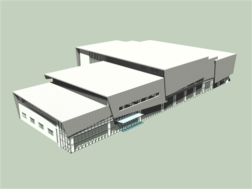 蘭陽校園活動中心3D透視圖。（圖／徐維志提供）