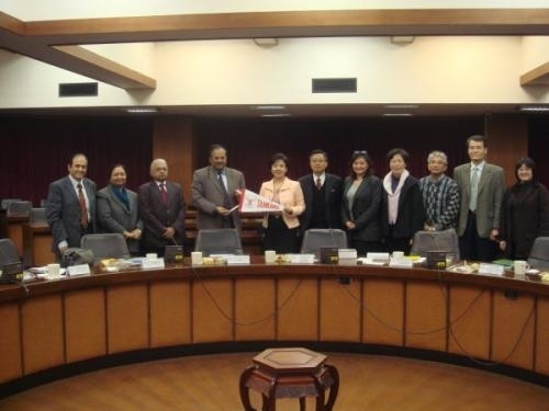 印度大學協會Prof. M.D. Tiwari等一行4人蒞校訪問