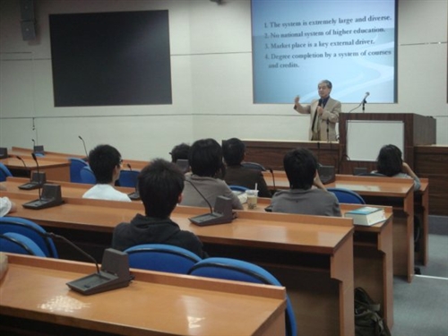 美國舊金山州立大學副校長Dr. Yenbo Wu蒞校訪問並進行演講