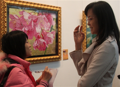 文錙藝術中心展出「美哉淡江- 60週年校慶特展」。