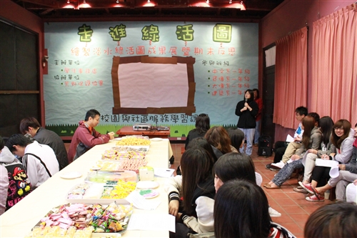 「走進綠活圖」--學生事務處舉辦繪製淡水綠活圖成果展。