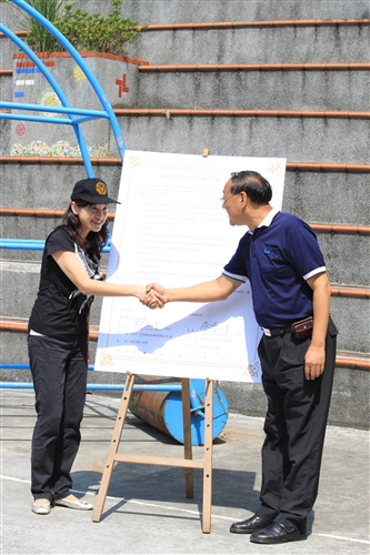 本校與淡水鎮公所簽約，全面啟動社區服務學習課程。