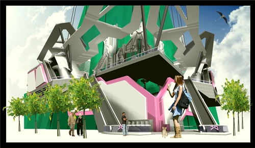 建築系李宸安與蔡琬琳同學之作品榮獲2009-2010 form‧Z全球聯合學習計畫競賽之金牌首獎與銀牌榮譽獎。