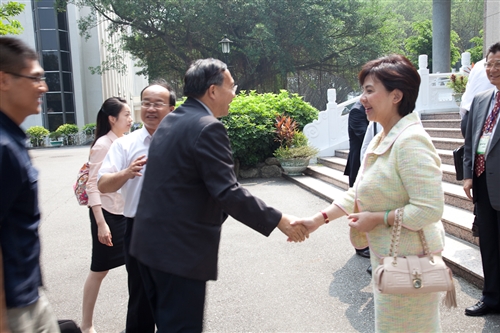 國家品質獎得獎者聯誼會觀摩活動在本校淡水校園舉行，共同為樹立最高品質管理典範互相交流。