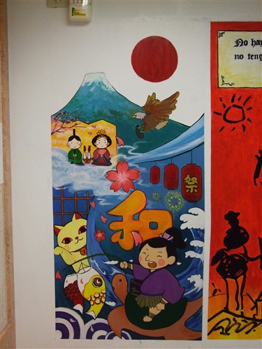 外語大樓「藝術走廊」揭幕。