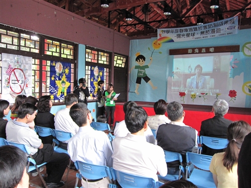 春暉社舉辦春暉週暨菸害防制成果展「陽光星球、無菸漫遊」。