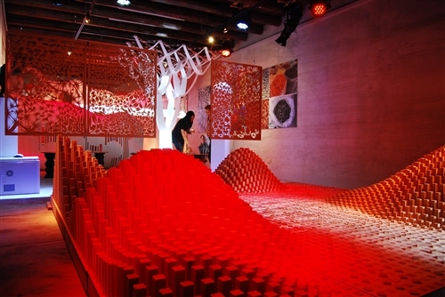 建築系「URS127公店」舉辦「數位迪化設計展」。