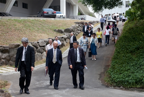 監察院暨教育部訪查本校國際化及少子化措施現況。