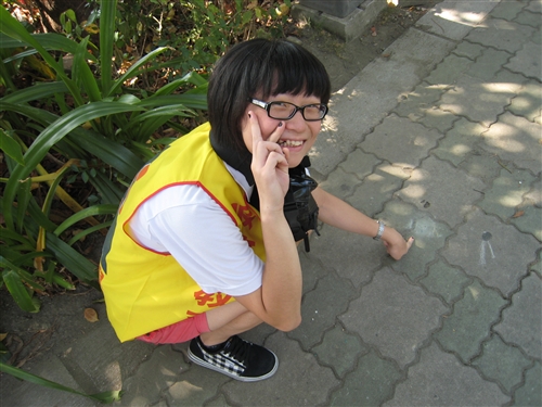 世界清潔日新生掃街、有愛無礙遊淡水。