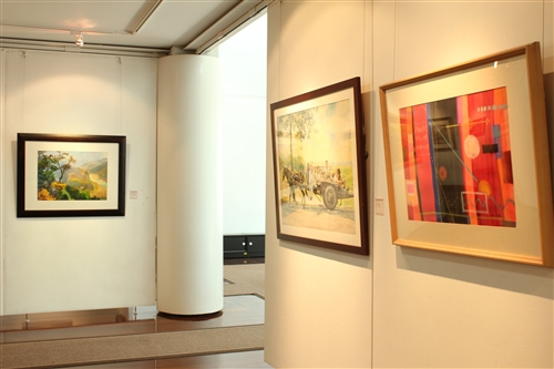 文錙藝術中心舉辦《台灣水彩畫聯展》。