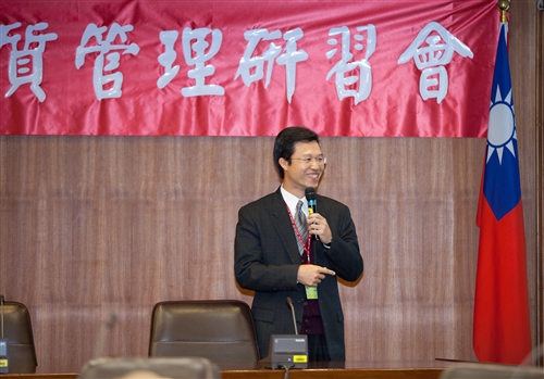 淡水、台北與蘭陽校園視訊連線同步舉行99學年度全面品質管理研習會。