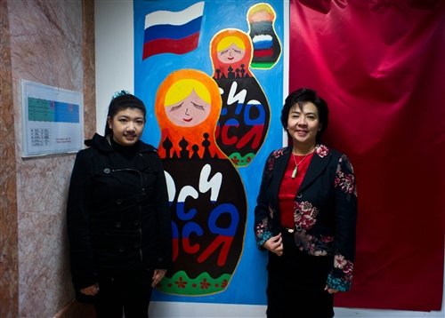 外語大樓「藝術走廊」揭幕。