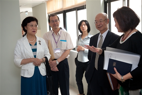 監察院暨教育部訪查本校國際化及少子化措施現況。