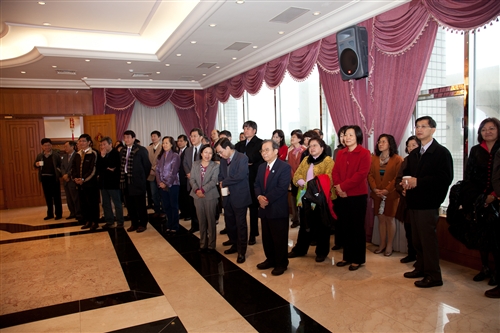 本校舉行新春團拜茶會及新設單位主管布達典禮。