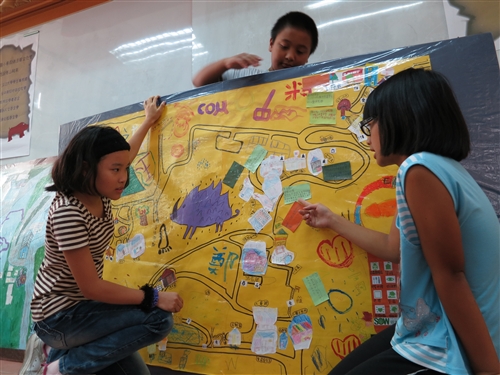 學務處協助來吉國小辦理暑期綠活圖文化營。