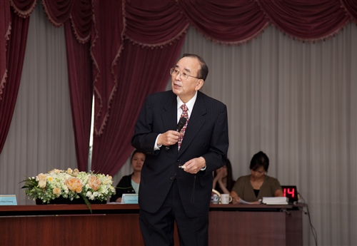 日本品質大師狩野紀昭博士蒞校演講：「魅力品質理論與魅力品質創造」。