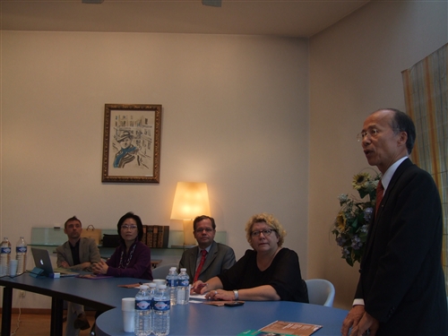 外語學院代表團赴法進行學術交流與校友聯誼活動。