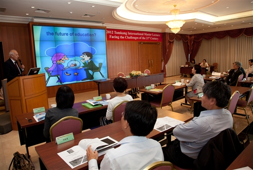 國際高等教育大師Jami Salmi蒞校演講：「Facing the Challenges of the 21st Century：Competition or Collaboration？」。