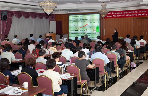 日本品質大師狩野紀昭博士蒞校演講：「魅力品質理論與魅力品質創造」。