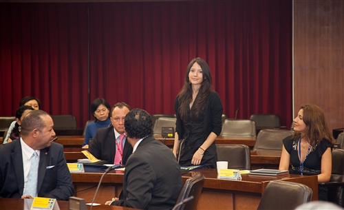 本校成立全國首創的跨國遠距教學碩專班，招收中南美洲友邦在職菁英。