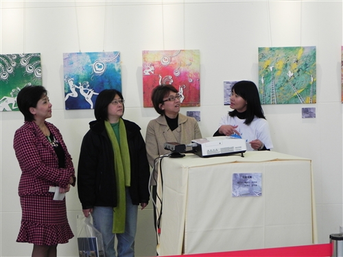 資傳系師生數位藝術創作展「媒語季」。