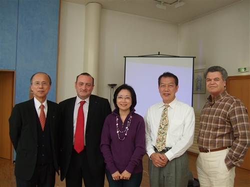 外語學院代表團赴法進行學術交流與校友聯誼活動。