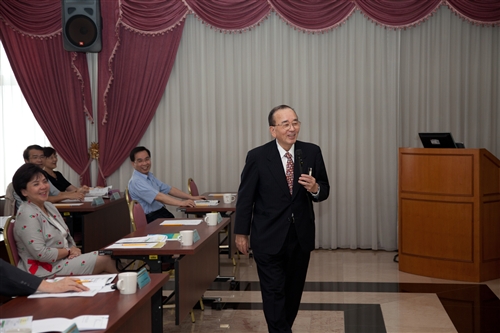 日本品質大師狩野紀昭博士蒞校演講：「魅力品質理論與魅力品質創造」。