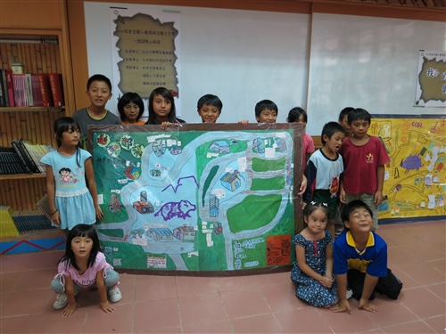 學務處協助來吉國小辦理暑期綠活圖文化營。