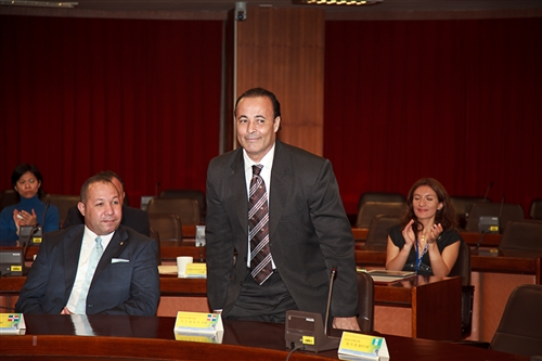 本校成立全國首創的跨國遠距教學碩專班，招收中南美洲友邦在職菁英。