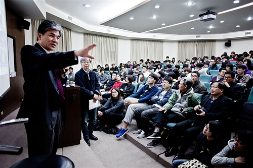 內政部李部長鴻源蒞校專題演講「給台灣2030年的備忘錄」。