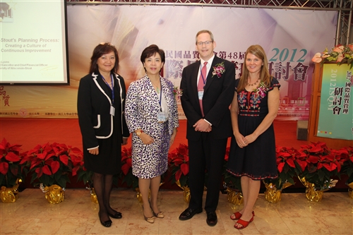 「中華民國品質學會第四十八屆年會暨2012國際品質管理研討會（ISQM）」在本校舉行。