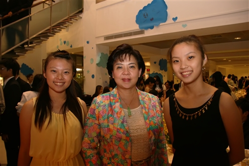 蘭陽校園High Table Dinner餐會司儀與校長合影