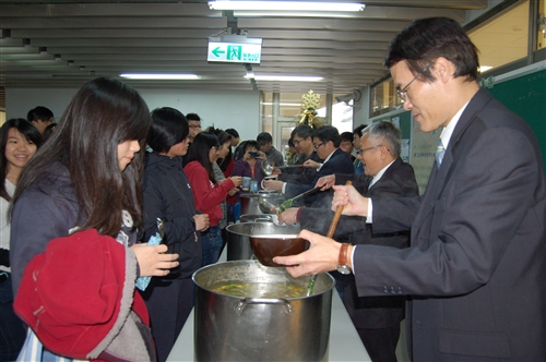 蘭陽校園冬至吃湯圓