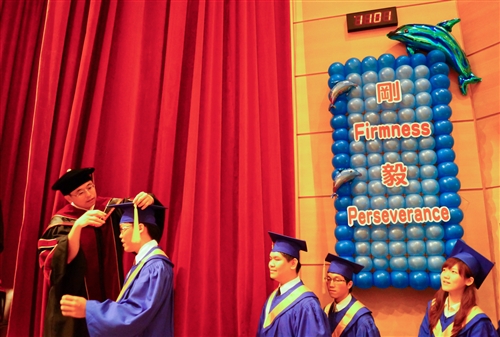 蘭陽校園舉行第5屆畢業典禮。