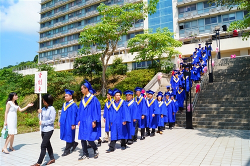 蘭陽校園舉行第5屆畢業典禮。