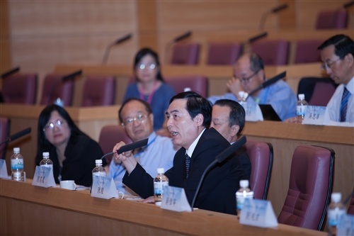 「第九屆海峽兩岸暨港澳地區大學校長會議」於本校蘭陽校園舉行。