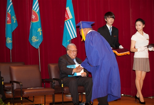 蘭陽校園舉行第5屆畢業典禮。