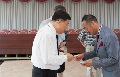 日本同志社大學校長村田晃嗣蒞校訪問。