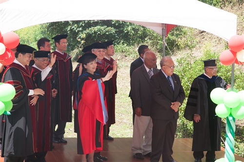蘭陽校園舉行第5屆畢業典禮。