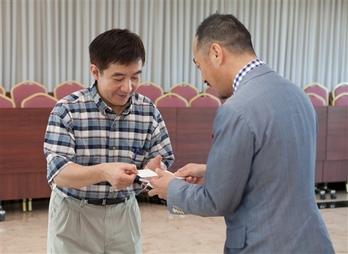 日本同志社大學校長村田晃嗣蒞校訪問。