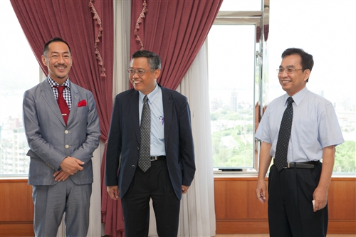 日本同志社大學校長村田晃嗣蒞校訪問。